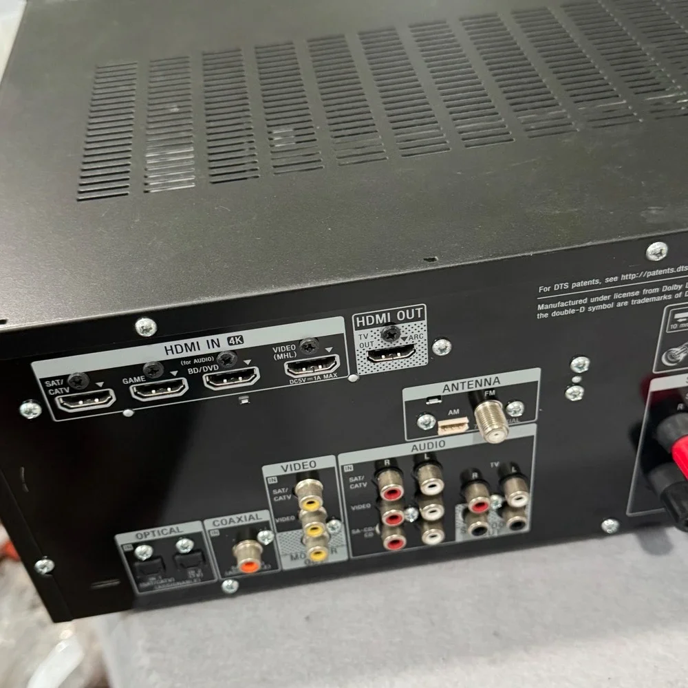 Sony STR-DH550 AV Receiver Home Theater Black 5.2 Channel 4K HDMI Hi-Res Audio